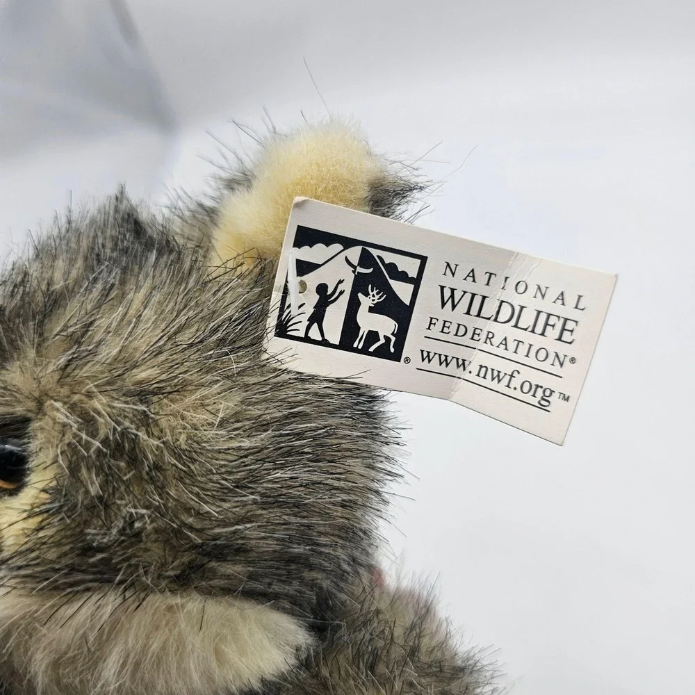 National Wildlife Federation Gray Wolf Plush Stuffed Animal Toy Small Soft Cute